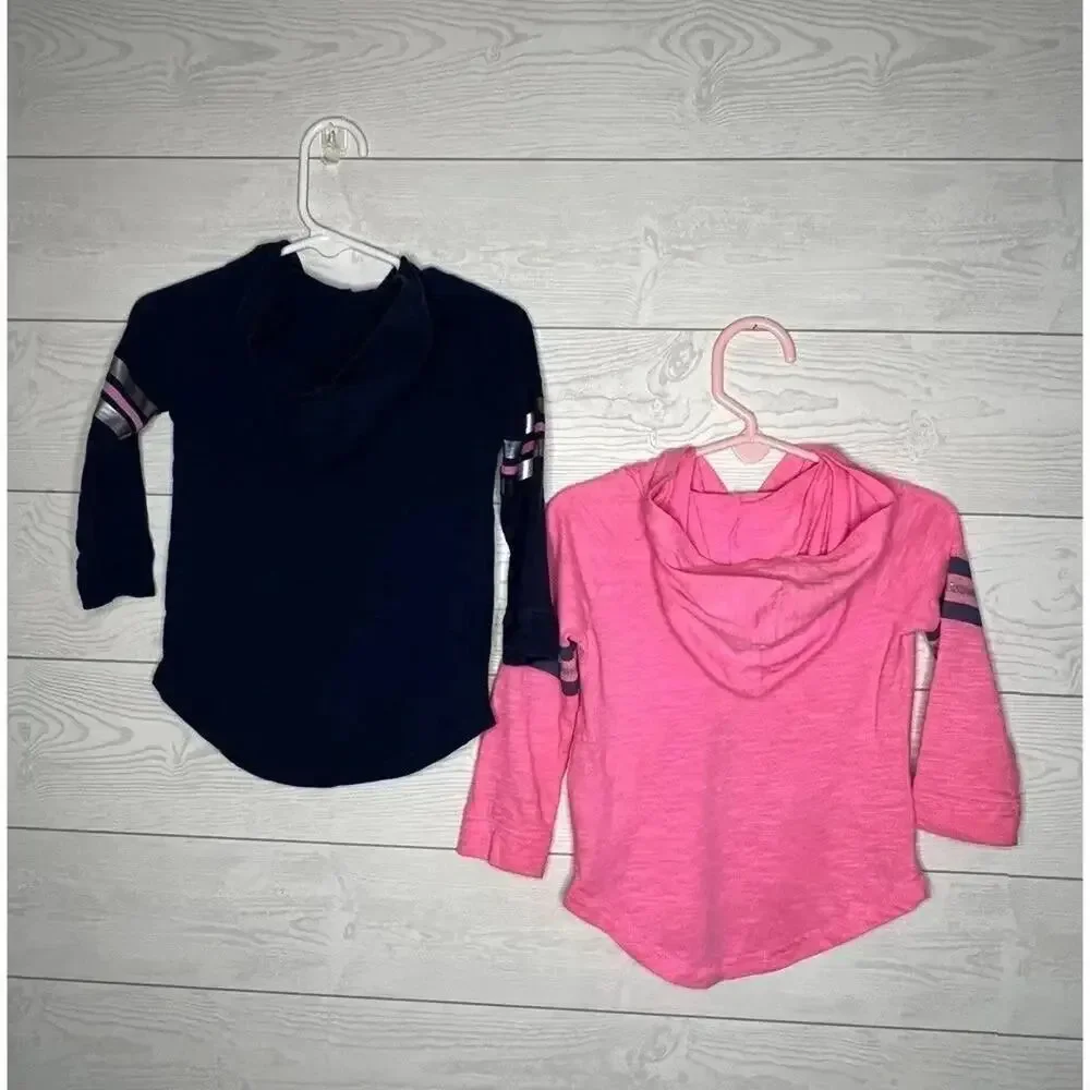 OshKosh B’gosh long sleeve hoodies toddler girls' Size 12-18 months